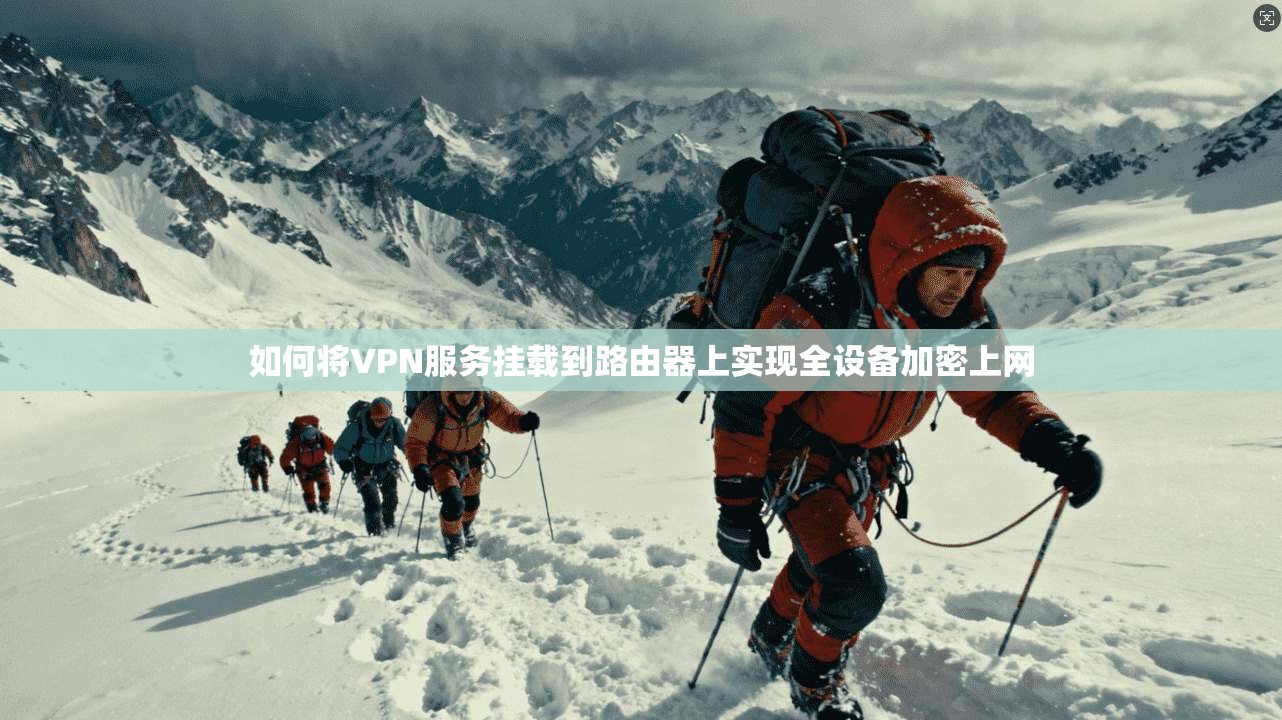 如何将VPN服务挂载到路由器上实现全设备加密上网