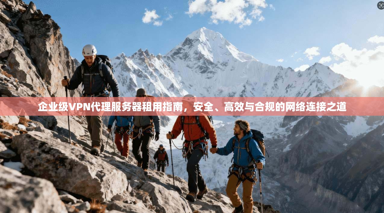 企业级VPN代理服务器租用指南，安全、高效与合规的网络连接之道