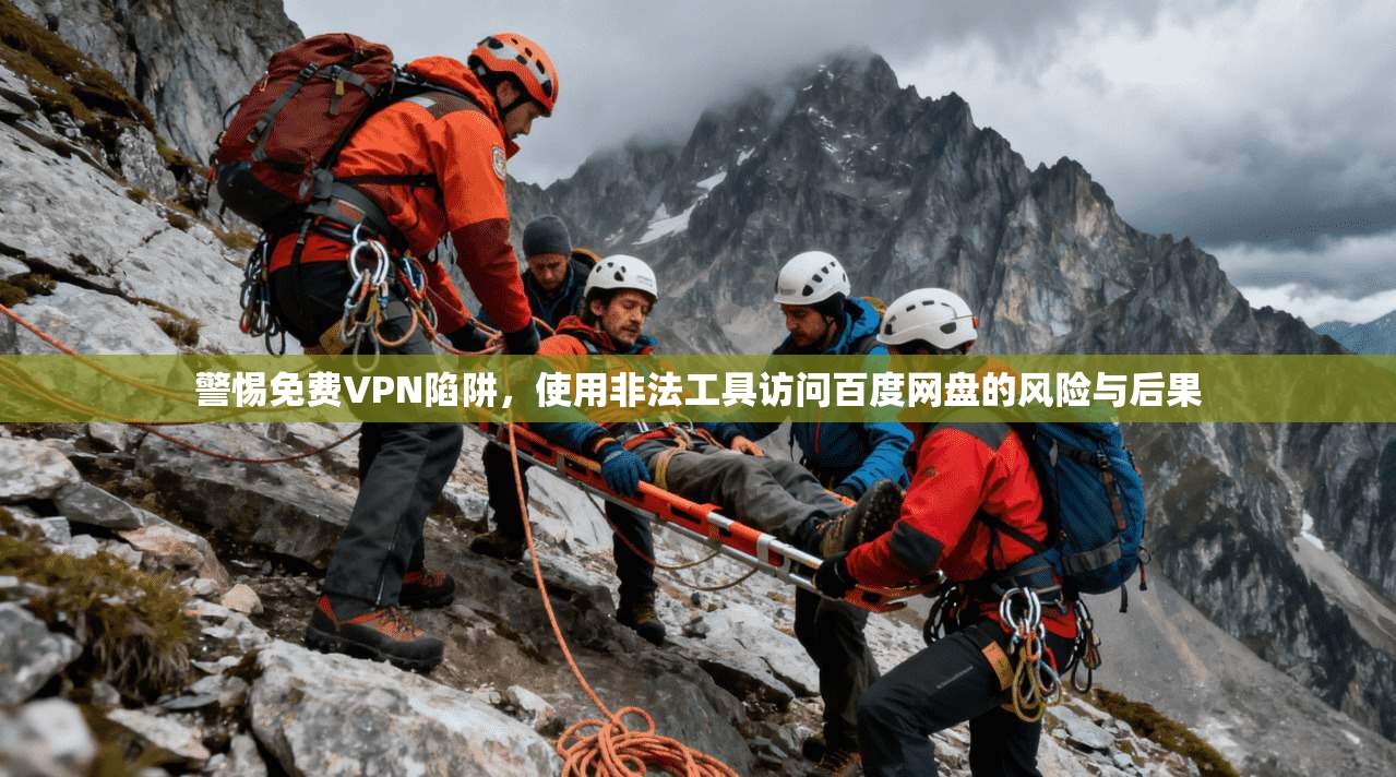 警惕免费VPN陷阱，使用非法工具访问百度网盘的风险与后果