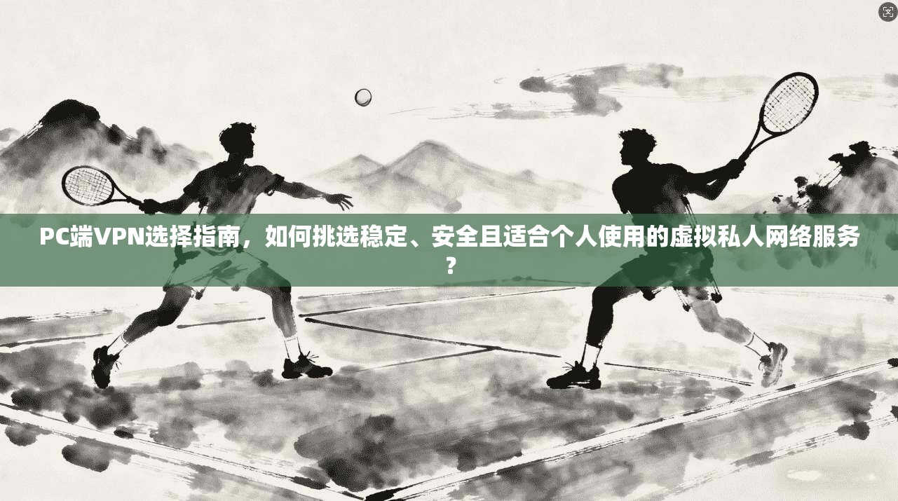 PC端VPN选择指南，如何挑选稳定、安全且适合个人使用的虚拟私人网络服务？