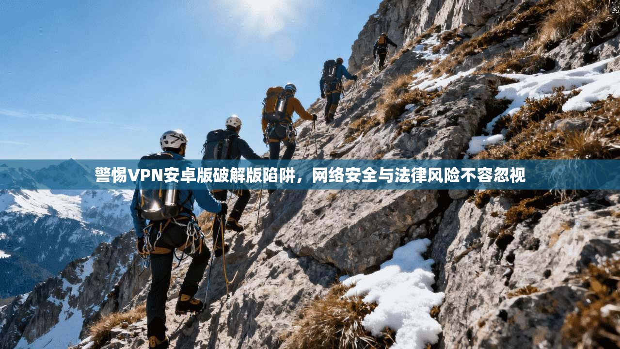 警惕VPN安卓版破解版陷阱，网络安全与法律风险不容忽视