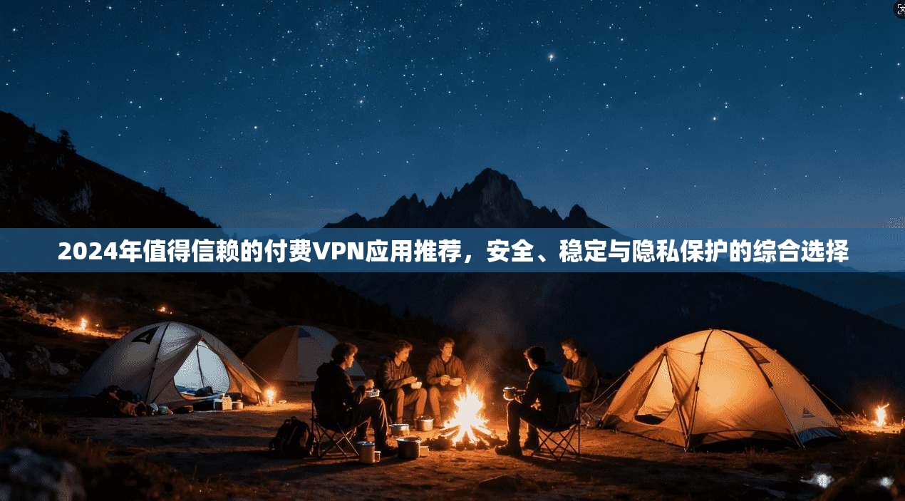 2024年值得信赖的付费VPN应用推荐,安全、稳定与隐私保护的综合选择