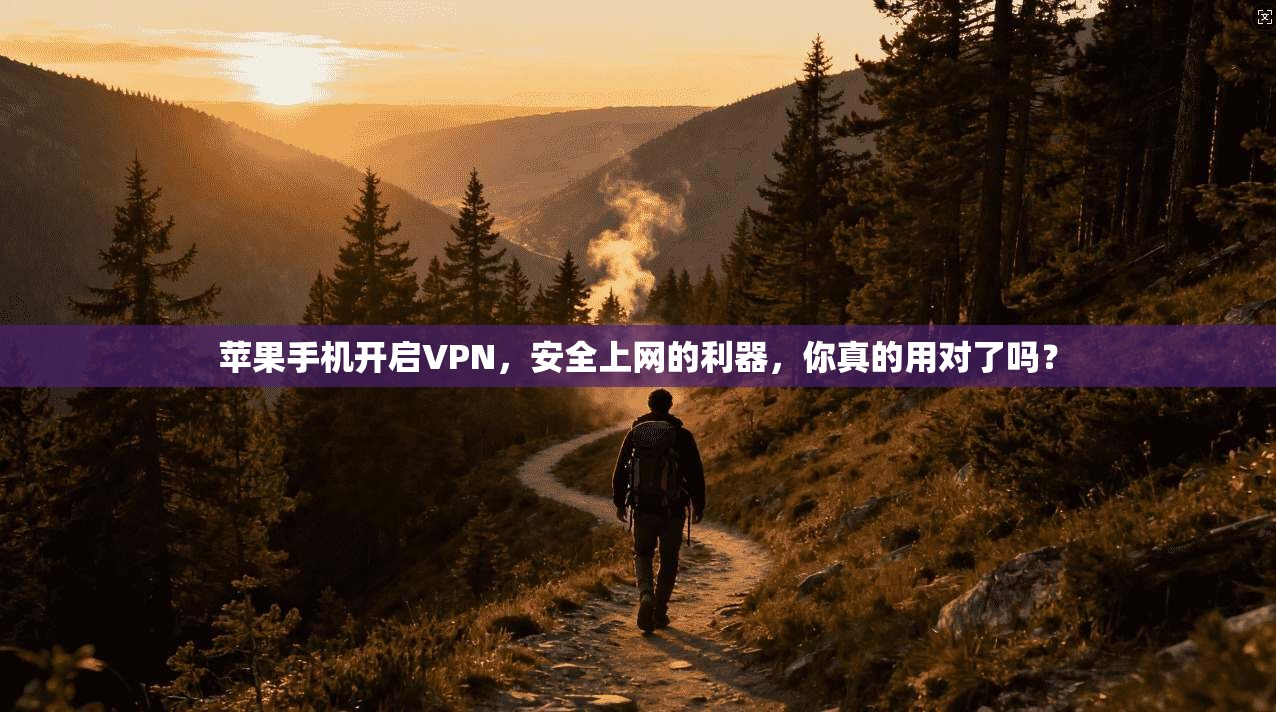 苹果手机开启VPN,安全上网的利器,你真的用对了吗?